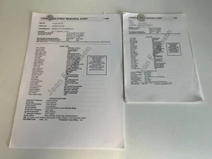 Original Coronation Street Rehearsal Script Jean Fergusson Episode 7495 - Picture 1 of 7