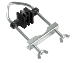(12Ct) Trampoline Hinge U-Bolt Clamp Connectors for Poles up to 1.5", Legs 1.75" - Picture 1 of 4