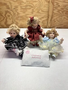 Marie Osmond M’Lissa Virginia Tiny Tot Trio 5'' Dolls Certificate OfAuthenticity - Picture 1 of 14