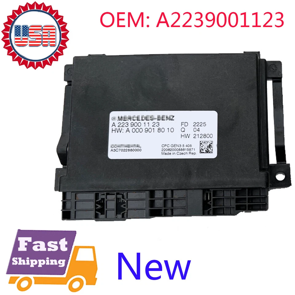 OEM A2239001123 For Mercedes-Benz S W223 E W213 Engine Control Module ECM Unit - Image 1 of 4
