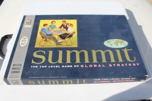 Summit Board Game of Global Strategy USED Milton Bradley complete 1962 - Imagen 1 de 4