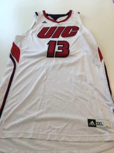 Game Worn Used Trikot UIC Flames Illinois Chicago Basketball Herren Gr. 3XL #13 - Bild 1 von 5