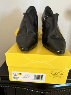 Botines de cuero negro Circa Joan David talla 8,5 Foto 1 de 3