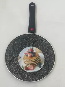 PADELLA cm.22 PER 4 PANCAKE da cm.9 Con MANICO facilmente SMONTABILE - Foto 1 di 3