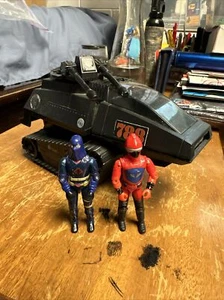 Gi Joe 1983 Hiss Tank & Driver 1984 Hooded Cobra Commander No Gun Vintage ARAH - Picture 1 of 24