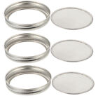 3pcs Stainless Steel Sprouting Lids for Mason Jars - Organic Sprouts