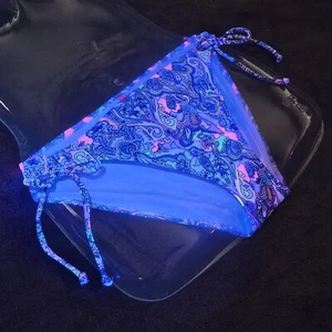 Bikini de natación Victoria's Secret NEON descarado cachemira grande ajustable nuevo sin etiquetas - Imagen 1 de 12