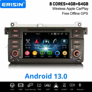 4+64GB DSP Android 13 DAB+ Autoradio CarPlay 8-Kern Navi BMW 3er E46 M3 Rover MG - Bild 1 von 24