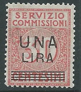 1925 REGNO SERVIZIO COMMISSIONI SOPRASTAMPATO 1 LIRA SU 30 CENT MNH ** - Y105 - Picture 1 of 1