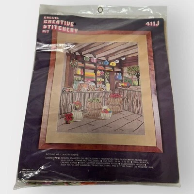 Kit de costura creativa Vogart Crewel de colección, tienda de campo, 411J, nuevo de lote nuevo Foto 1 de 3