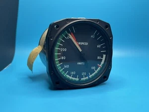 Vintage Airspeed Indicator 40-260 Knots U.S Gauge 1978 Double Tubes - Picture 1 of 11
