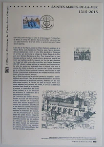 Document Philatélique 1er Jour : 12 2015 - Sainte Marie de la Mer - Picture 1 of 1