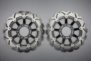 Coppia Dischi Freno Anteriori Galleggianti Wave 320mm TRIUMPH SPEED TRIPLE 1050R 2012-13 - Foto 1 di 1