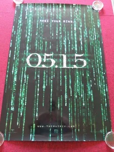 THE MATRIX RELOADED - C US ONE SHEET ROLL POSTER KEANU REEVES 2003 - Bild 1 von 6
