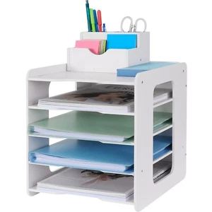 Wasserfester Schreibtisch-Organizer für stilvolle Ordnung im Home Office - Bild 1 von 2
