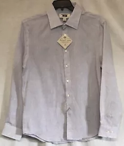 Joseph Abboud Aero Linen Performance Shirt With 37.5 Technology-Gray Mens Size L - Picture 1 of 8