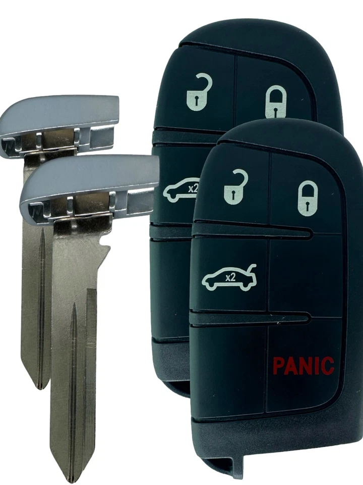 2 умных брелока для дистанционного управления автомобилем Dodge Challenger 2015 2016 2017 2018 годов выпуска без ключа - Изображение 1 из 1