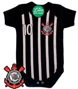 Body para bebe do Corinthians. 0-3 Months - Picture 1 of 1