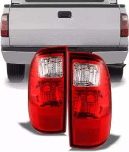 Ford F250/F350/F450 Superduty OE Replacement Red Clear Tail Lights Driver/Passen - Picture 1 of 6