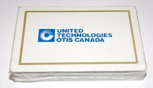 Vintage United Technologies Otis Canada Advertising Playing Cards - New Sealed - Picture 1 of 3