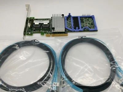 IBM M5110 8-Port 6Gbps PCI-e IT MODE FW:P20 LSI 9207-8I + 2*SFF8087 SATA - Image 1 of 4