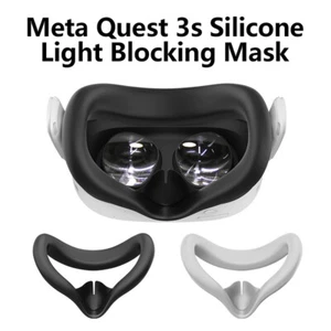 VR Headset Face Silicone Cover Cushion Soft Pads For Oculus Quest 3S Accessories - Zdjęcie 1 z 14