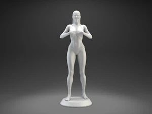 Linda Barret Frau unbemalt unmontiert Resin 3D gedruckt Modell Figur NSFW - Bild 1 von 16