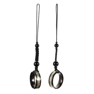 2pcs Key Chains Steel Ring Mobile Phone Lanyards Phone Accessories - Zdjęcie 1 z 12