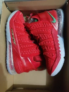 Size 5.5/7wmns - Nike LeBron 18 X-Mas In LA 2020 - Picture 1 of 8
