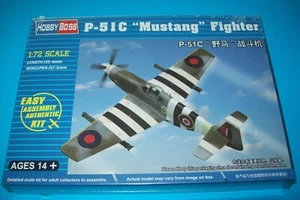 HOBBYBOSS NORTH AMERICAN P-51 C MUSTANG MkIII 1:72 scale kit - Picture 1 of 2