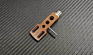 Exclusivo Cabezal HECHO A MEDIDA para TECHNICS Brazo de Tono Madera de Nogal Único -NUEVO- - Imagen 1 de 2