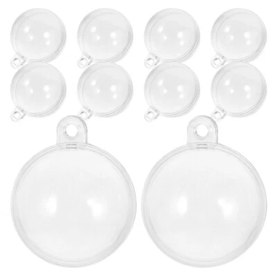 20x bolas flutuantes decoração tanque de peixes bolas de plástico transparente bolas de aquário - Imagem 1 de 4