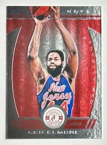 2013-14 Totally Certified Len Elmore Totally Red Foil Parallel SP #d /99 NJ Nets - Picture 1 of 15