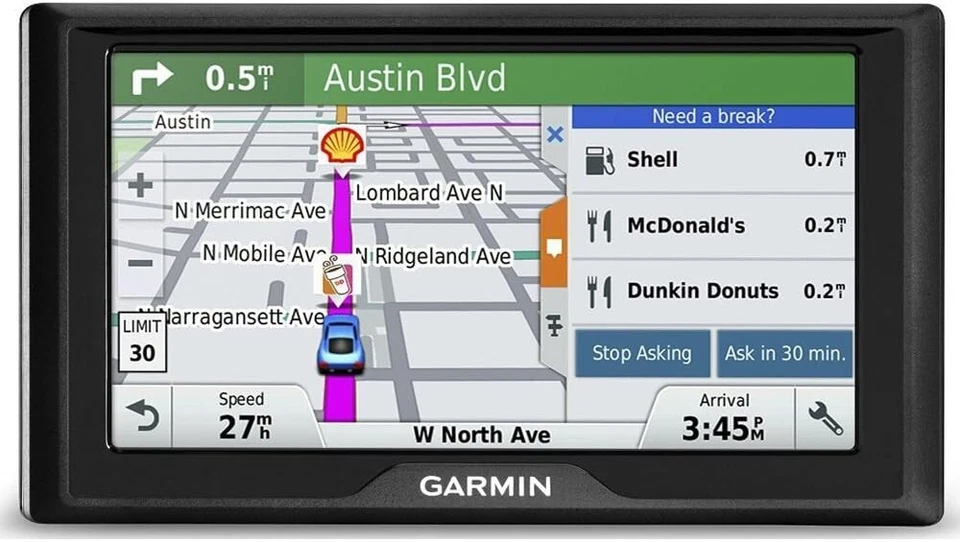 Garmin Drive 50 LM 5" GPS Navigation Lifetime Maps ™ - Image 1 of 4