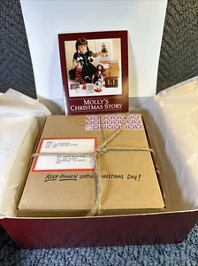 American Girl Molly Christmas Box Brand New Retired MCAD Nurse Doll Snow Globe - Picture 1 of 9