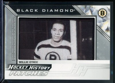 2024-25 Black Diamond Hockey History Patches #HHPWO Willie O'Ree - Image 1 of 2
