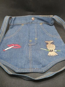 Jeansshorts Handtasche mit Stickerei - Bild 1 von 3