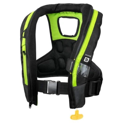 Bluestorm Arcus 40 Inflatable AUTO Life Jacket USCG Type 2 PFD, HI-VIZ Green - Image 1 of 2