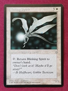 Magic The Gathering ICE AGE BLINKING SPIRIT white card MTG - Picture 1 of 2