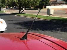 9 " Antenne Mât Noir Puissance Radio Am/Fm pour VW Volkswagen Golf Gti R32