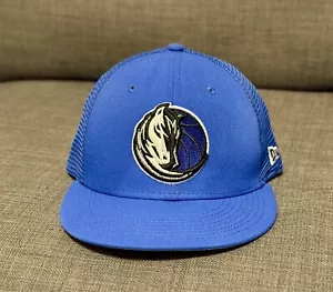 Dallas Mavericks - NBA New Era SnapBack - One Size Blue Hat Cap LUKA DIRK KYRIE - Picture 1 of 4