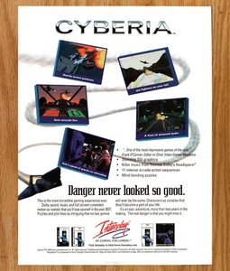 Cyberia Interplay Shooter Xatrix - Video Game Print Ads Poster Promo Art 1996 - Picture 1 of 3