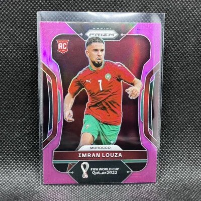 Imran Louza #239 Pink Prizm Rookie Card 2022 FIFA World Cup Qatar Soccer Morocco - Image 1 of 3