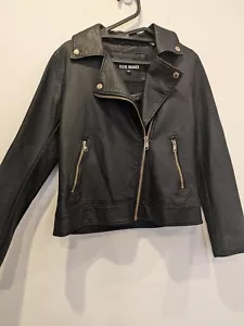 Chaqueta de motociclista Steve Madden de cuero sintético - para mujer talla M - franqueo rápido - Imagen 1 de 13