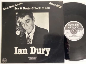 Ian Dury sex & drugs & rock & roll 12” 45 SINGLE VINYL 1977 picture sleeve, 7 - Picture 1 of 3