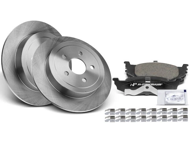 Kit de pastillas de freno trasero y rotor para Dodge Stratus 1995-2006 96FRDY Foto 1 de 1