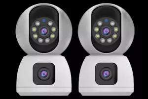 Baby Monitor Wireless WIFI Office Home Security Camera 3MP PIR Human Dection 2PC - Picture 1 of 7