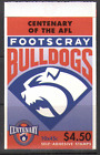 Australia 1996 FOOTBALL-Bulldogs bklt ref:n15331