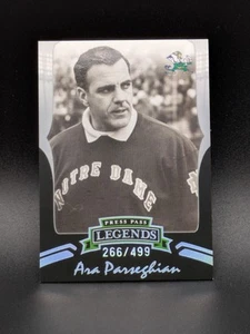 2006 Presseausweis Legenden Ara Parseghian #'d /499 Notre Dame Fighting Irish #S90 - Bild 1 von 3