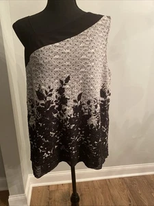 Abito blusa grigio e nero fienile taglia 2X - Foto 1 di 5